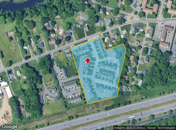 338 Meadow St, Agawam, MA Parcel Map