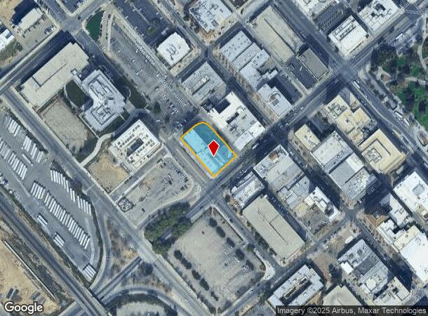  1240 Broadway Plz, Fresno, CA Parcel Map