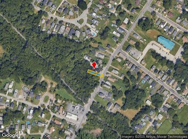 2712 Sparrows Point Rd, Sparrows Point, MD Parcel Map