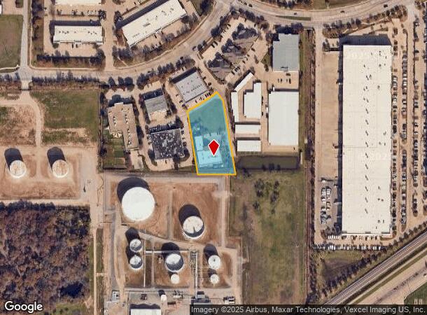 2251 E Continental Blvd, Southlake, TX Parcel Map