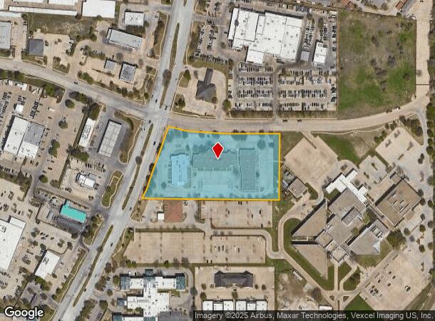  5701 Bryant Irvin Rd, Fort Worth, TX Parcel Map