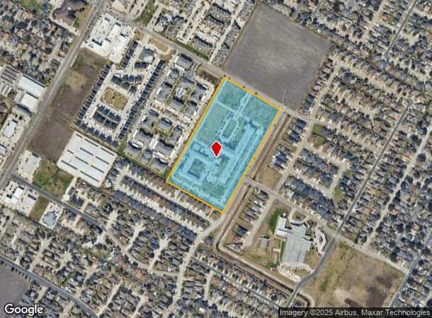 5857 Timbergate Dr, Corpus Christi, TX Parcel Map