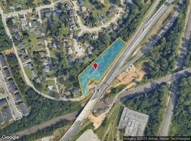 1847 Clarke Blvd, Halethorpe, MD Parcel Map