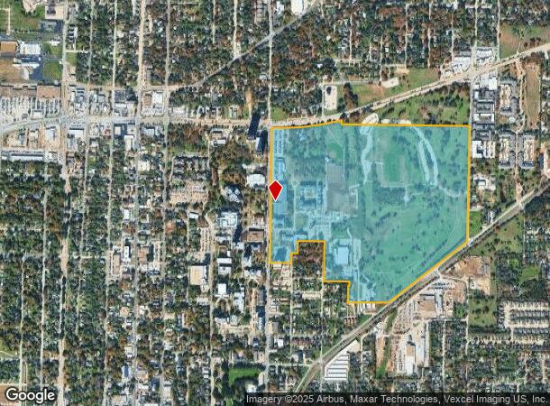1600 N Bell Ave, Denton, TX Parcel Map