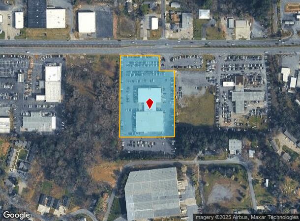  1706 E Walnut Ave, Dalton, GA Parcel Map
