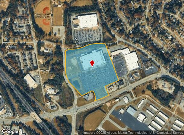2801 Airport Thruway, Columbus, GA Parcel Map