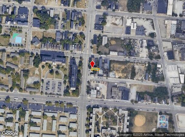  1622 Linn St, Cincinnati, OH Parcel Map