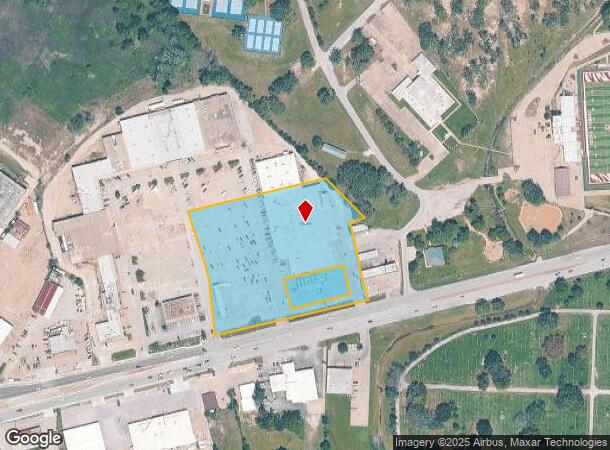 1400 W Moore Ave, Terrell, TX Parcel Map