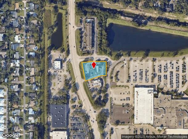  1747 Evans Rd, Melbourne, FL Parcel Map