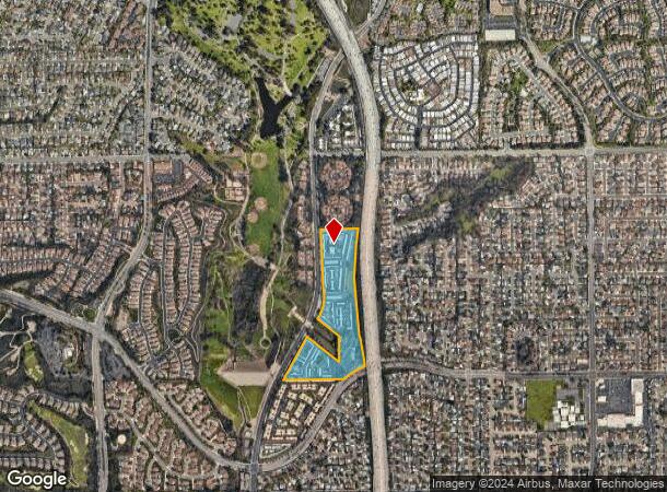  2600 Associated Rd, Fullerton, CA Parcel Map