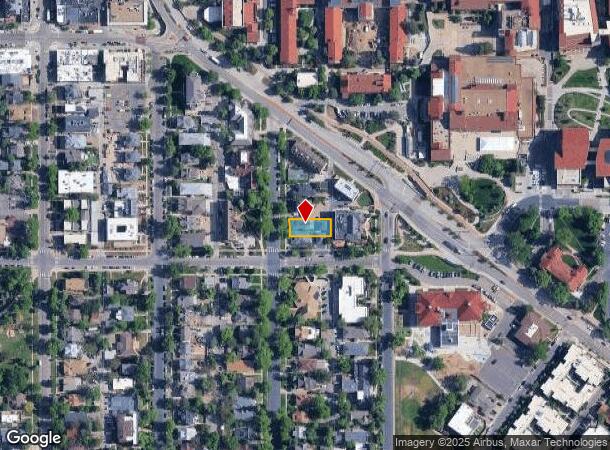 1012 15Th St, Boulder, CO Parcel Map