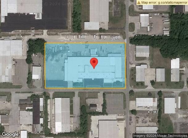  1100 D I Dr, Elkhart, IN Parcel Map