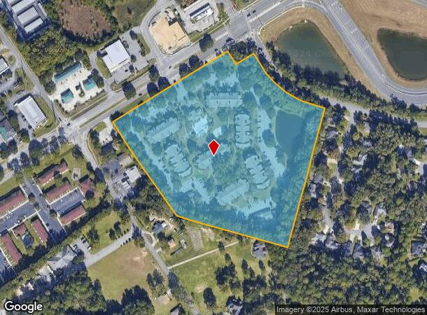  1015 King George Blvd, Savannah, GA Parcel Map