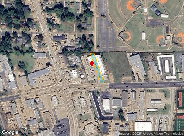 2307 E Texas St, Bossier City, LA Parcel Map
