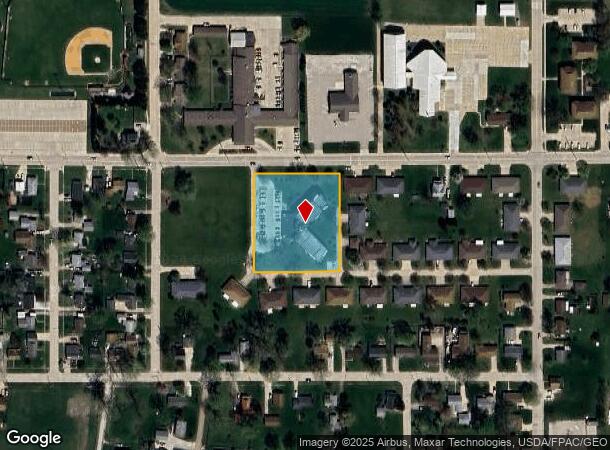  704 E Mapleleaf Dr, Mount Pleasant, IA Parcel Map