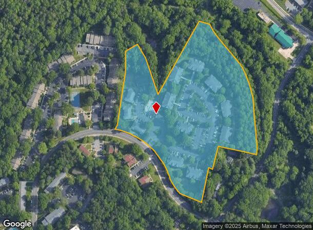 511 Bethabara Hills Dr, Winston Salem, NC Parcel Map