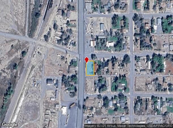  110 4Th St, Frannie, WY Parcel Map