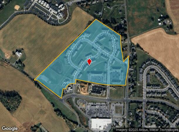  110 Stonebrook Dr, Palmyra, PA Parcel Map