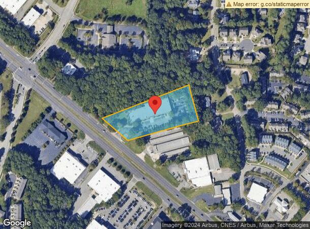  7016 Glenwood Ave, Raleigh, NC Parcel Map