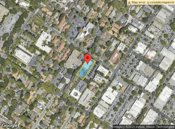  1225 Crane St, Menlo Park, CA Parcel Map