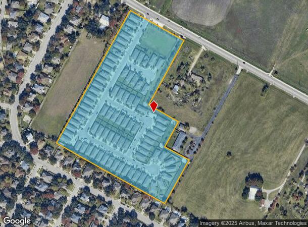 1420 E Walden Pond Dr, Pflugerville, TX Parcel Map