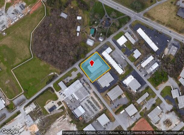  203 Greer Dr, Simpsonville, SC Parcel Map
