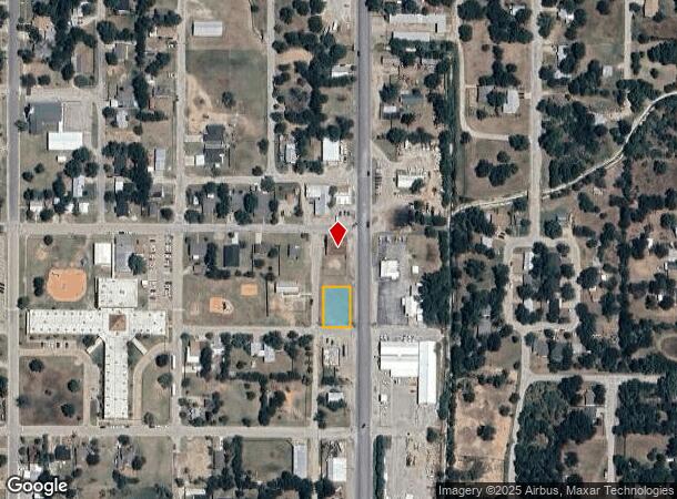  1206 S Oak Ave, Mineral Wells, TX Parcel Map