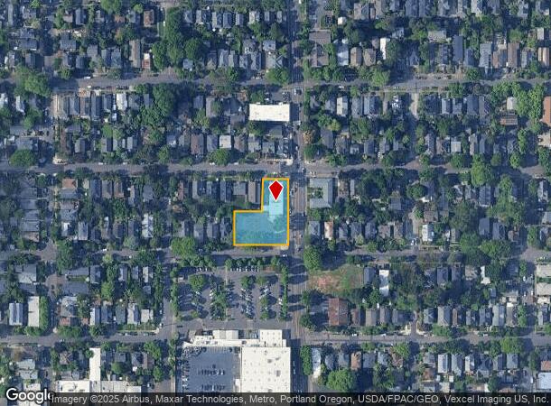  1225 Se Cesar E Chavez Blvd, Portland, OR Parcel Map