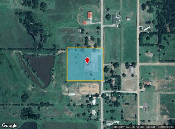  907 N Oklahoma St, Tryon, OK Parcel Map