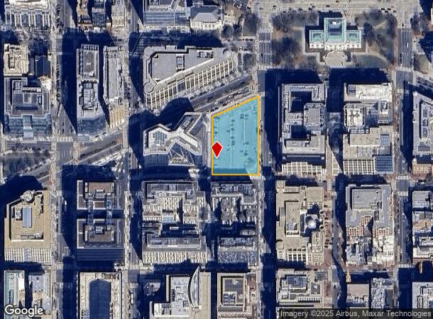  900 New York Ave Nw, Washington, DC Parcel Map