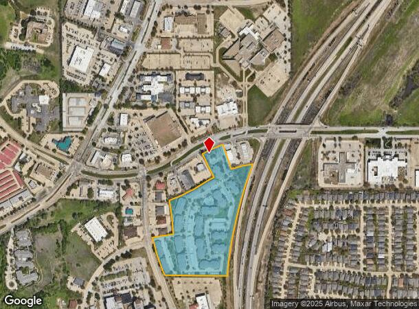  7301 Oakmont Blvd, Fort Worth, TX Parcel Map