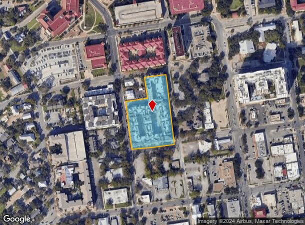  401 N Fredericksburg St, San Marcos, TX Parcel Map