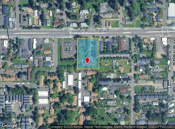 13922 Se Division St, Portland, OR Parcel Map