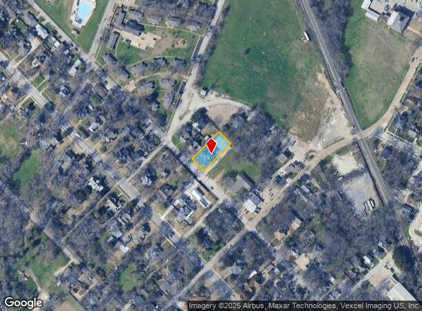 814 Water St, Waxahachie, TX Parcel Map