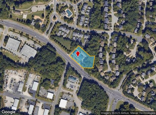 1701 Center St, Apex, NC Parcel Map