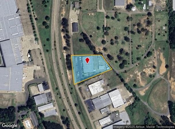  308 Airport Rd S, Pearl, MS Parcel Map