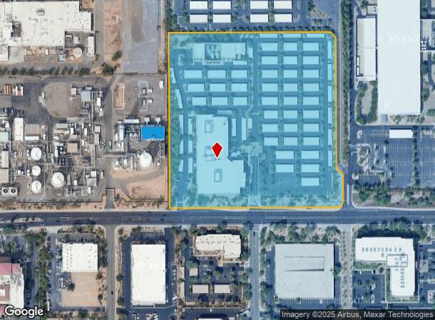 2710 W Frye Rd, Chandler, AZ Parcel Map