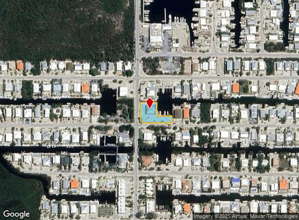 135 Ocean Bay Dr, Key Largo, FL Parcel Map