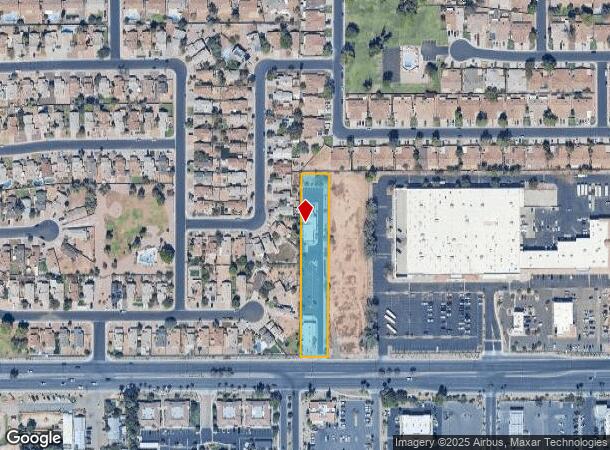  1818 E Baseline Rd, Mesa, AZ Parcel Map