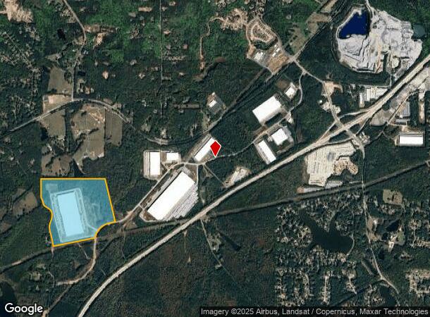  1057 Coweta Industrial Pkwy, Newnan, GA Parcel Map