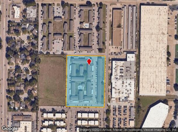  1515 Metrocrest Dr, Carrollton, TX Parcel Map