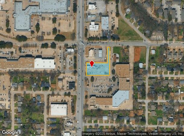  1311 N Collins St, Arlington, TX Parcel Map