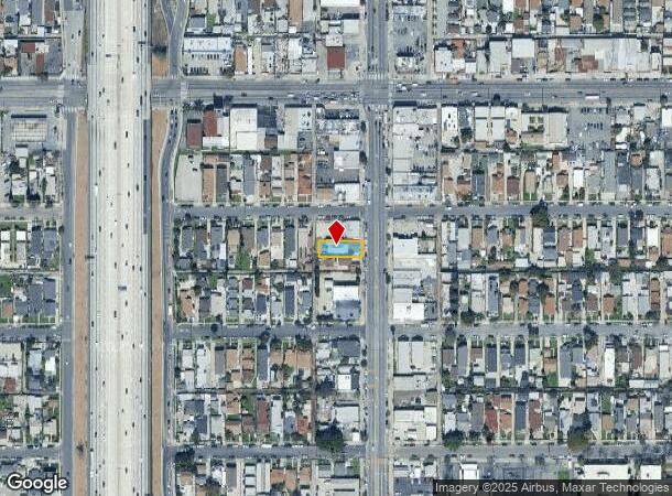 7307 S Broadway, Los Angeles, CA Parcel Map