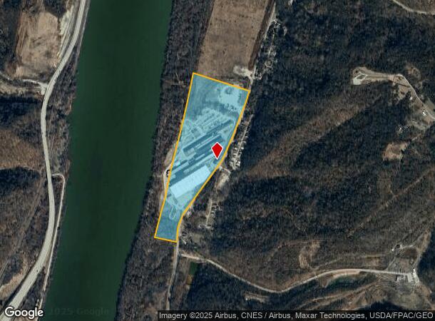  8963 River Rd, Wellsburg, WV Parcel Map