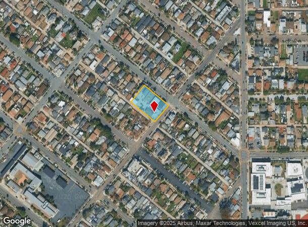  2165 Ocean View Blvd, San Diego, CA Parcel Map