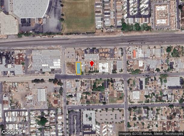  1377 W 2Nd St, Pomona, CA Parcel Map