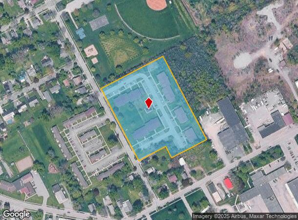 275 Jefferson Ave, Canandaigua, NY Parcel Map