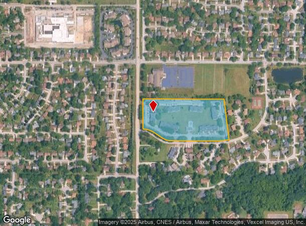 900 High Meadow Dr, Crown Point, IN Parcel Map