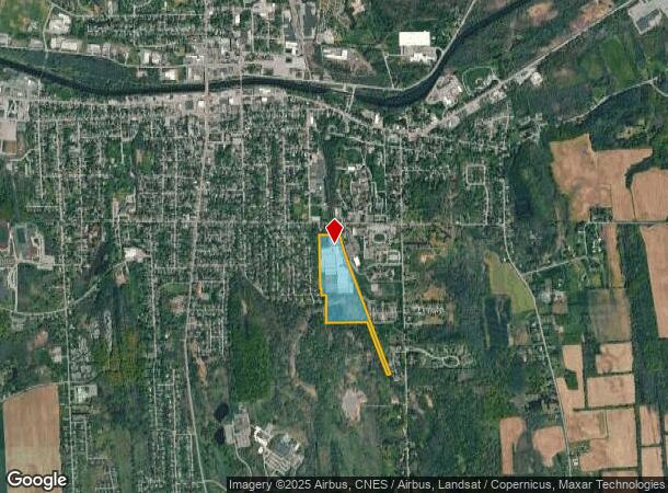  609 E Maple Ave, Newark, NY Parcel Map