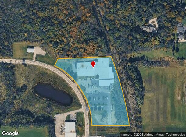 2605 E Progress Dr, West Bend, WI Parcel Map